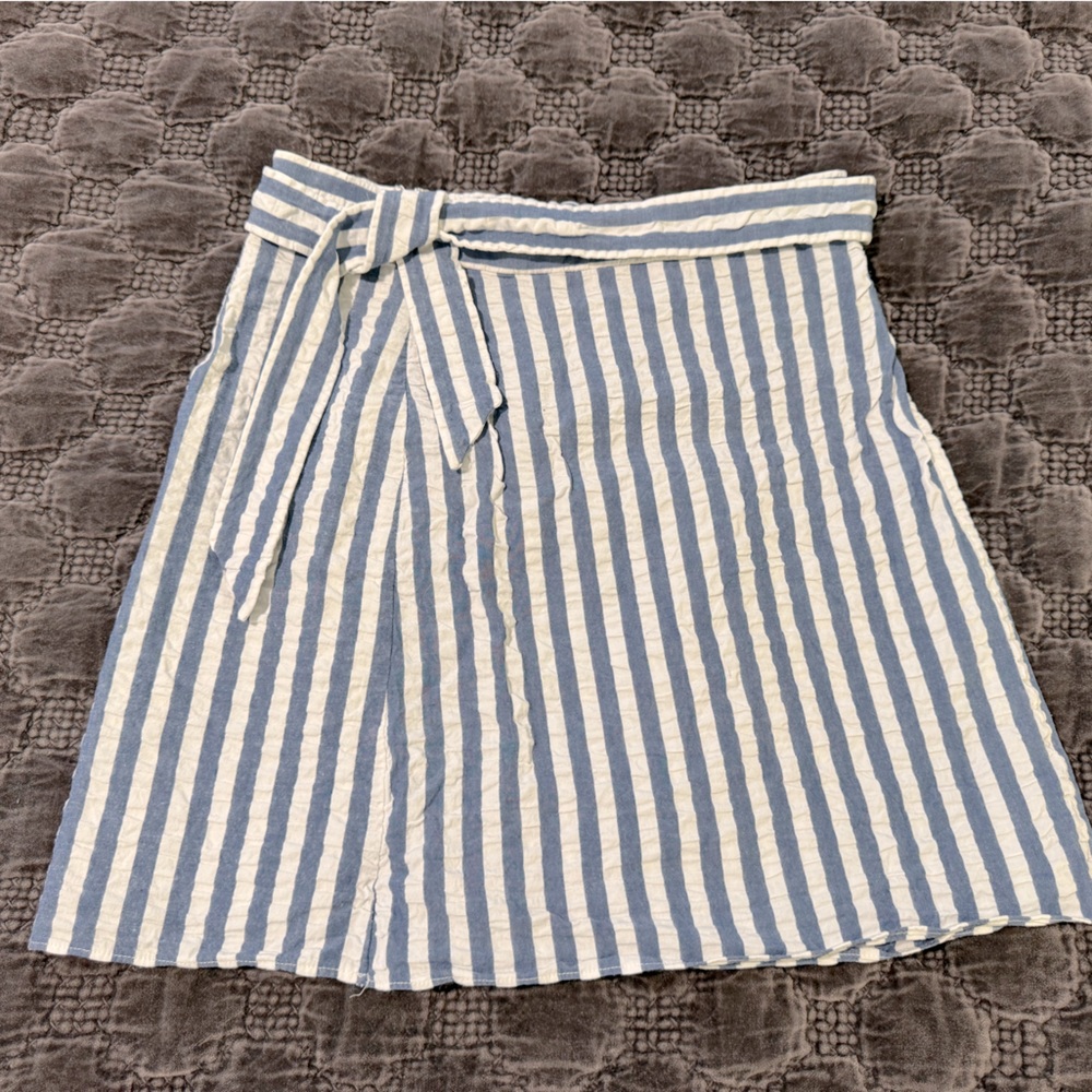 J Crew Tie Front Wrap Skirt